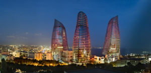 Flame tower Azerbaijan